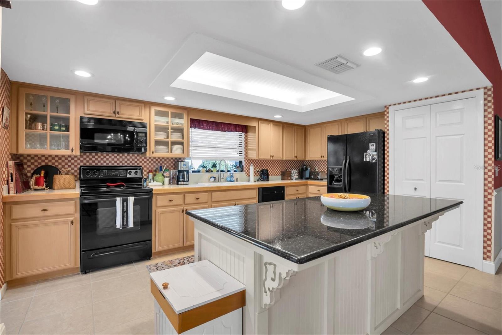 Kitchen with closet pantry