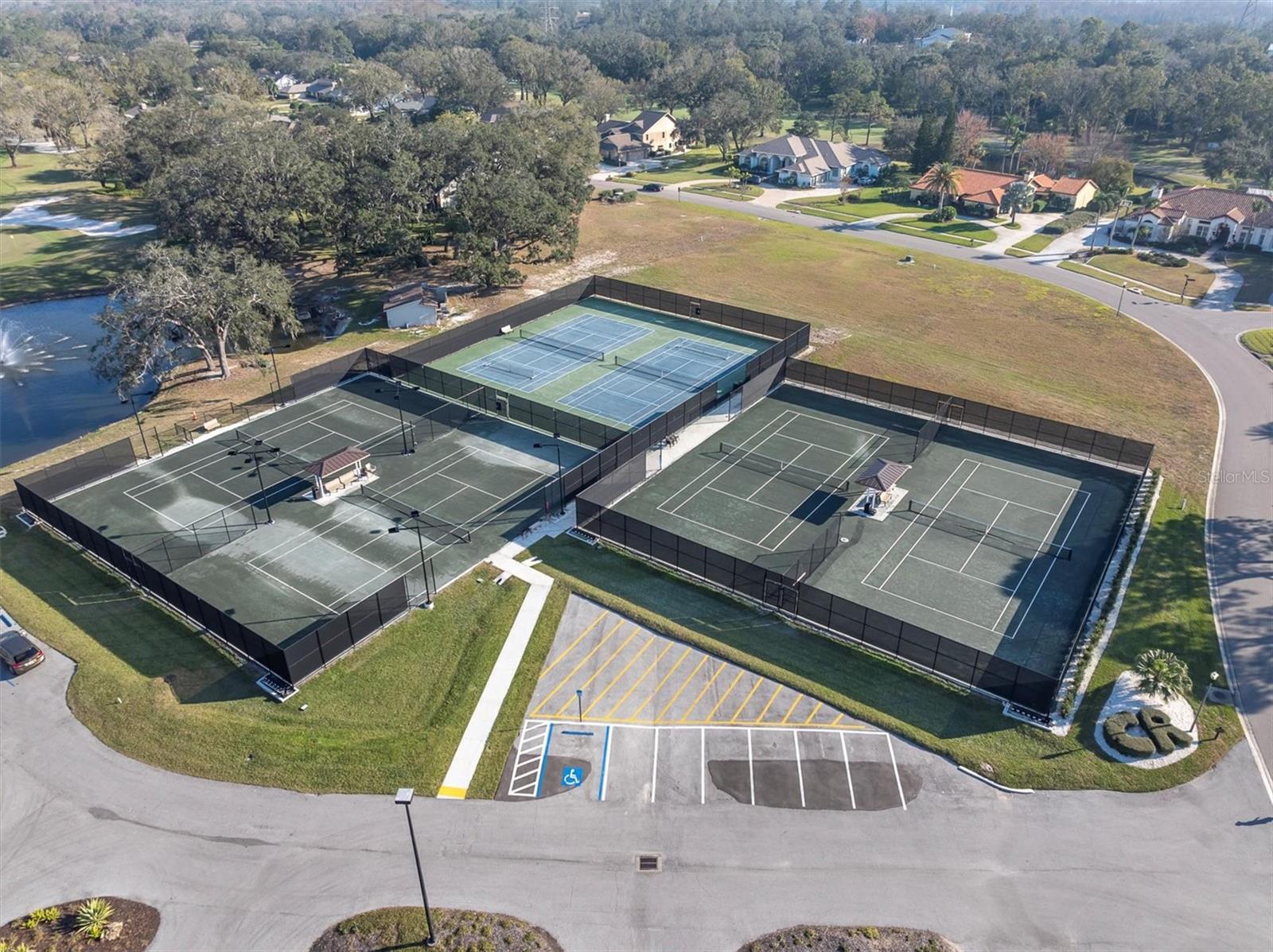 Tennis and pickleball courts