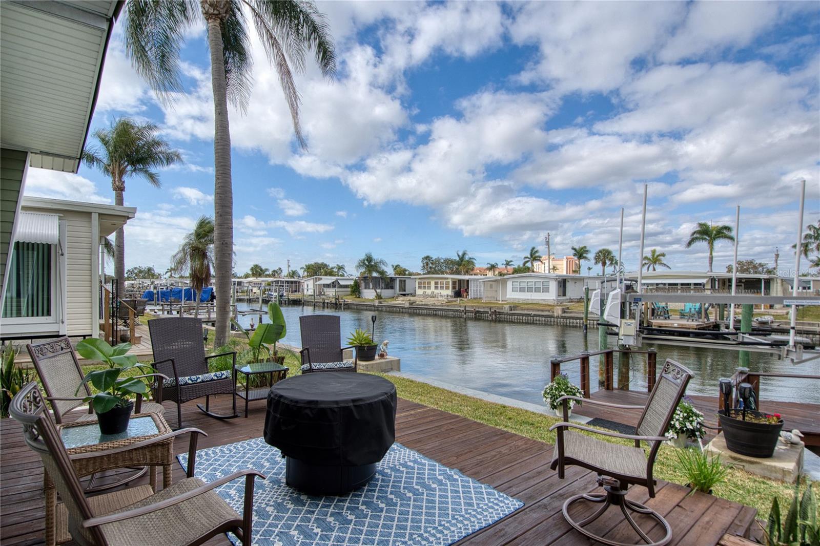 Waterfront deck, dock and lift