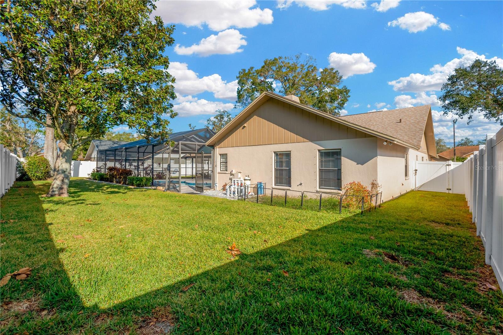 Large Fenced Backyard