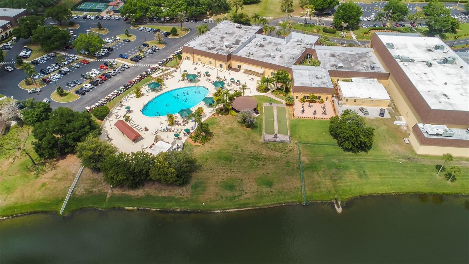 Cool off at the community North Clubhouse swimming pool.