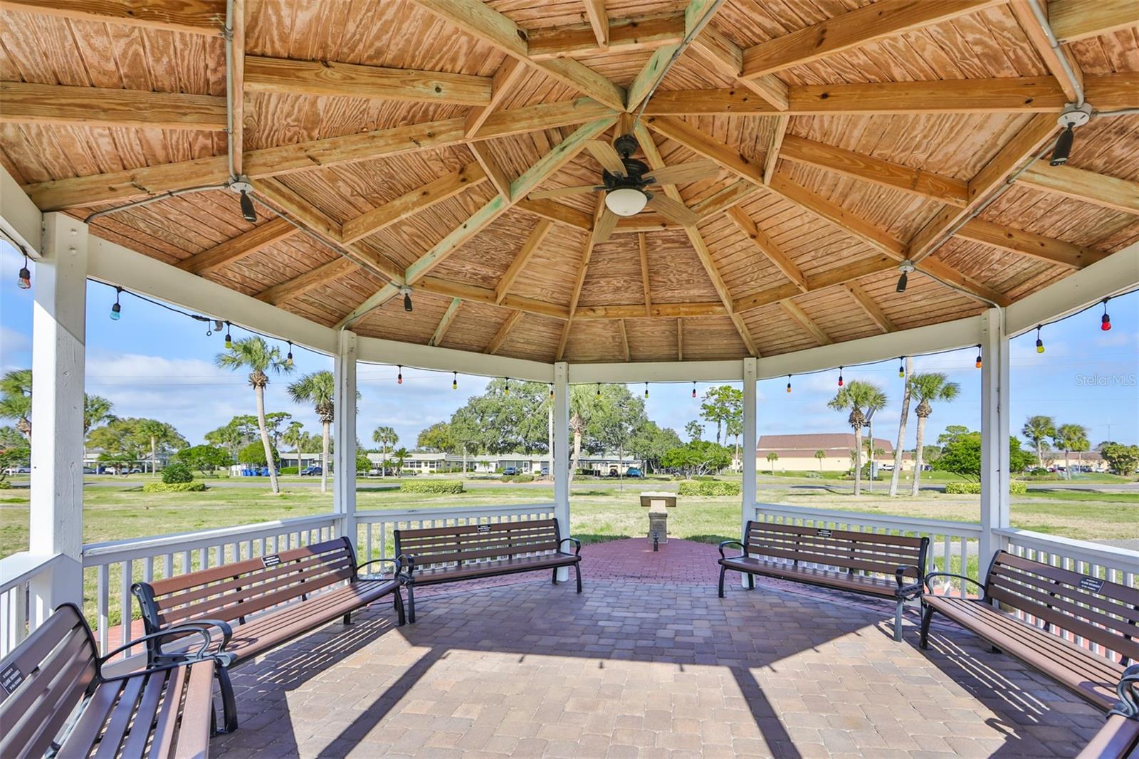 Community Gazebo where events are happening all the time!