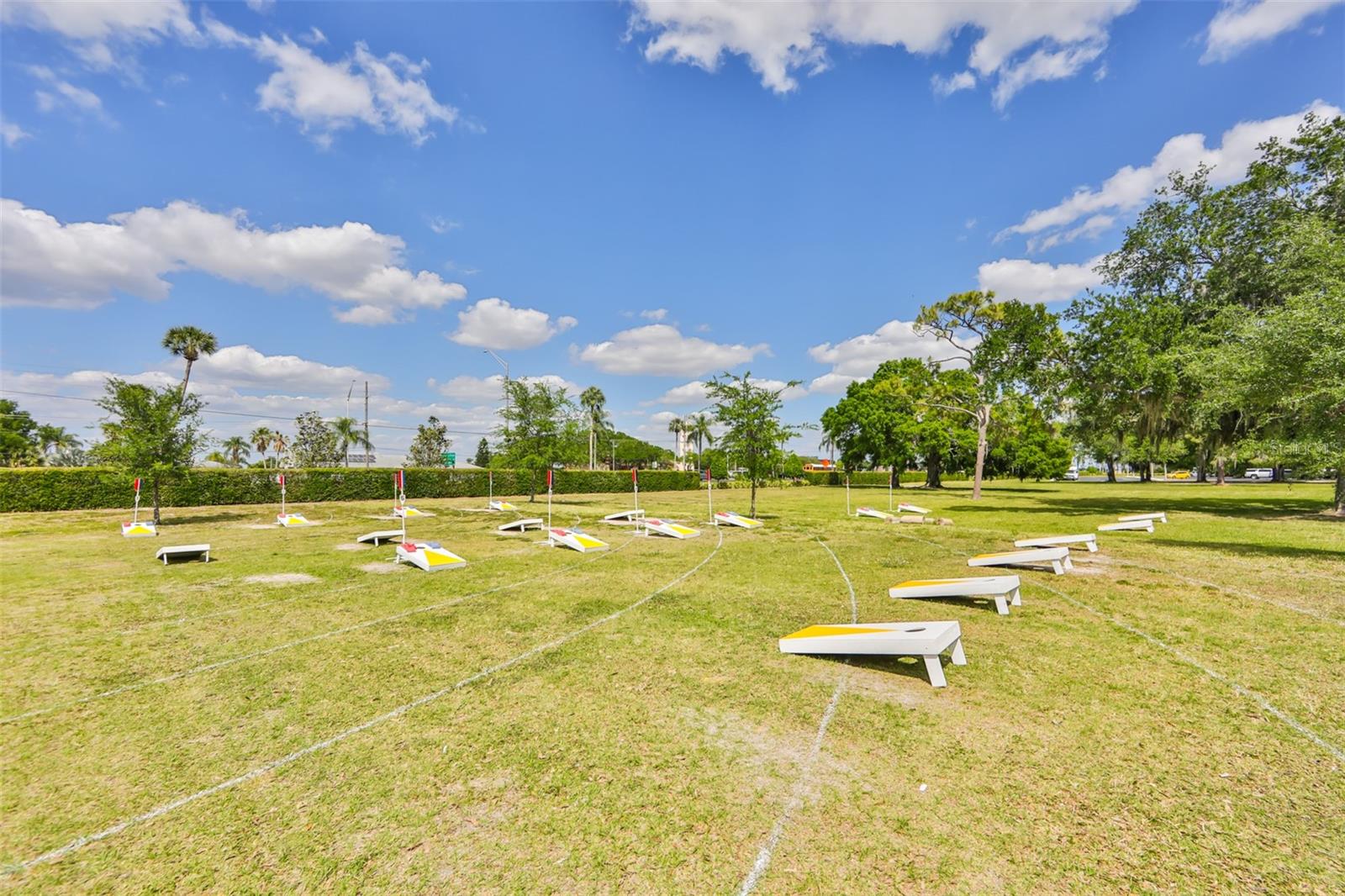 We even have cornhole games and tournaments with the neighbors or friends.