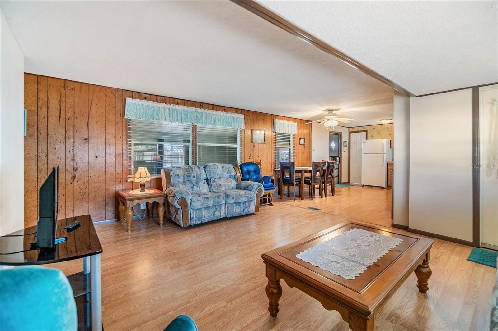 Open concept living room.