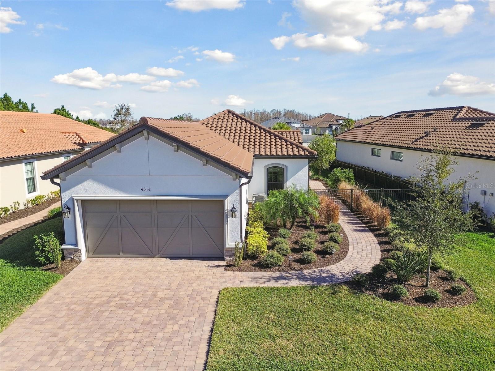 Large fenced yard