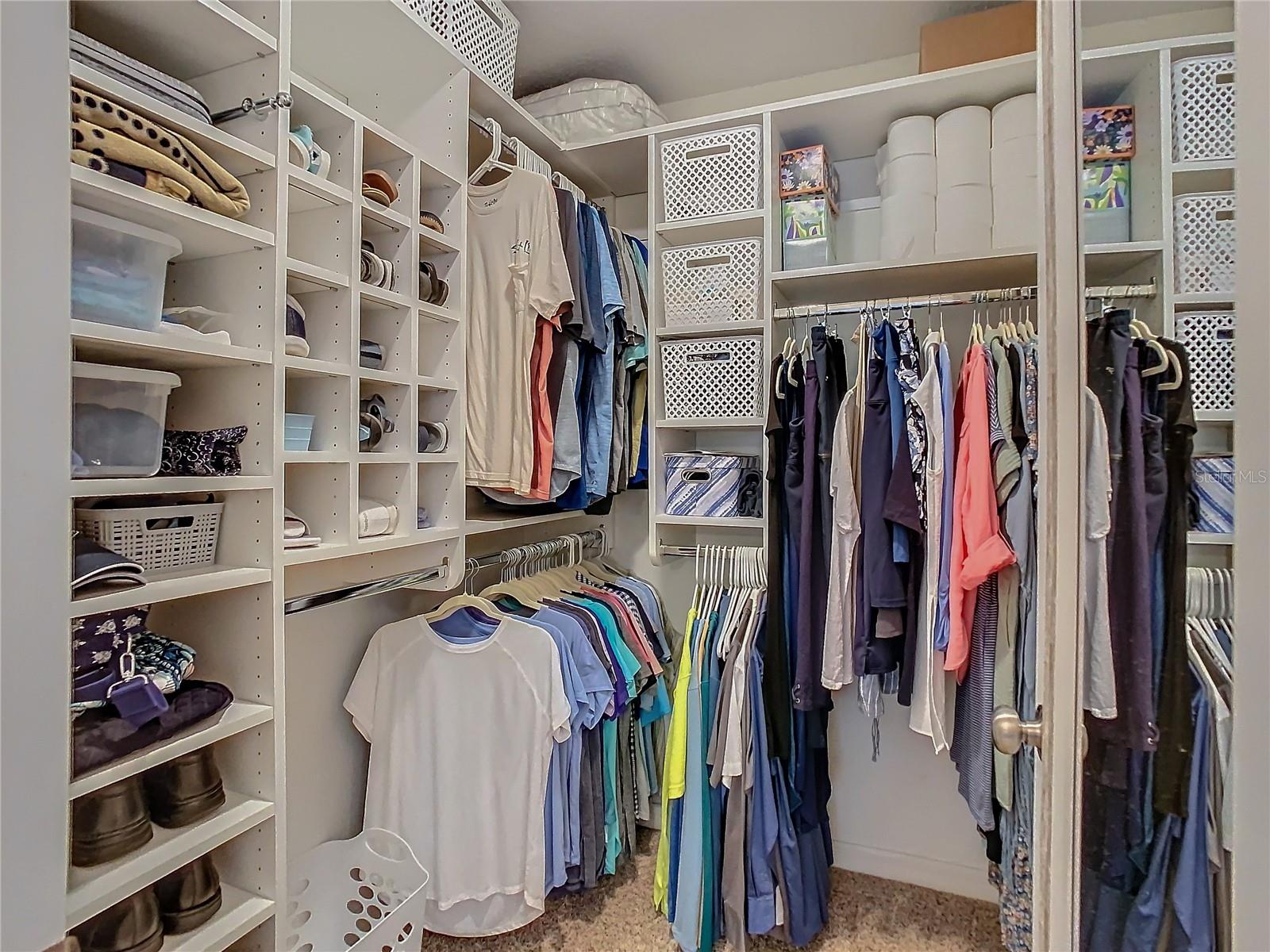 Primary bedroom closet