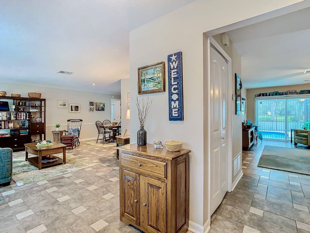 Living room from foyer