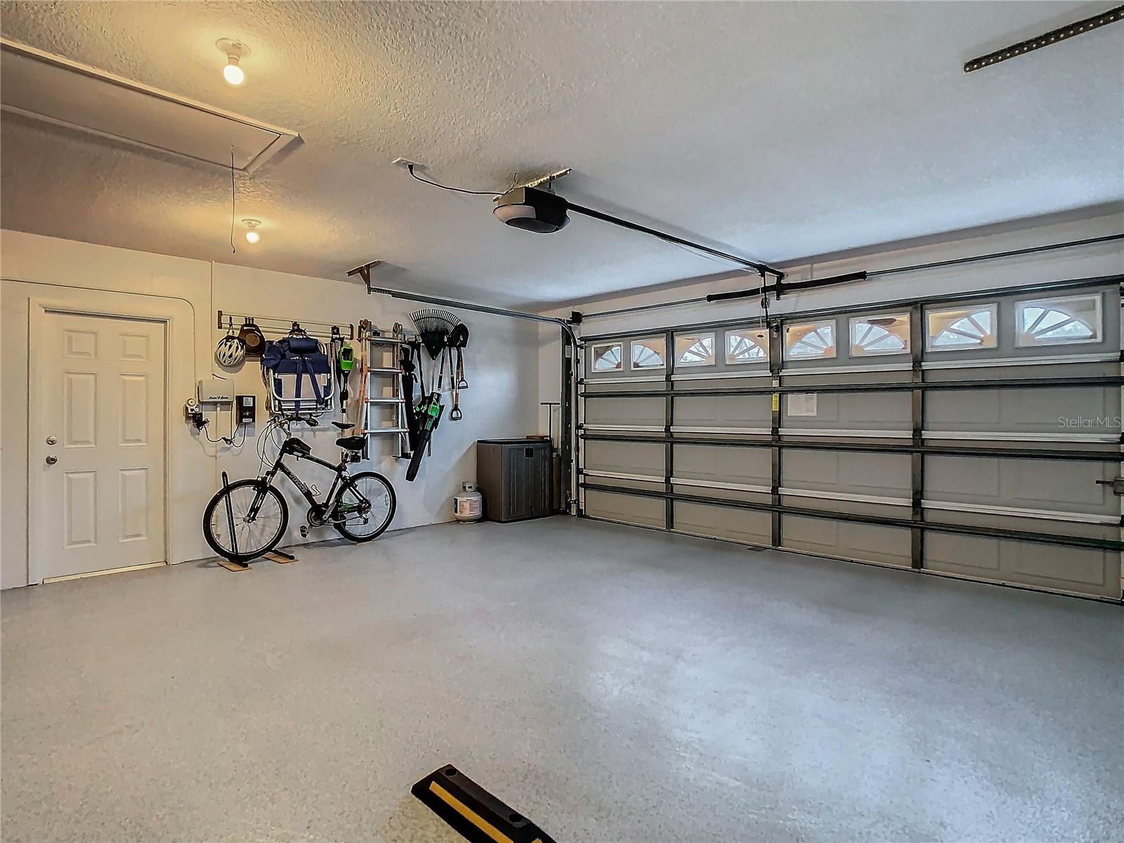 Epoxy flooring in garage