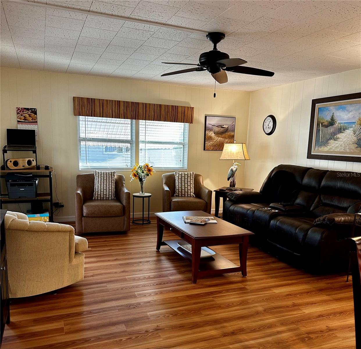 Living room with new furniture