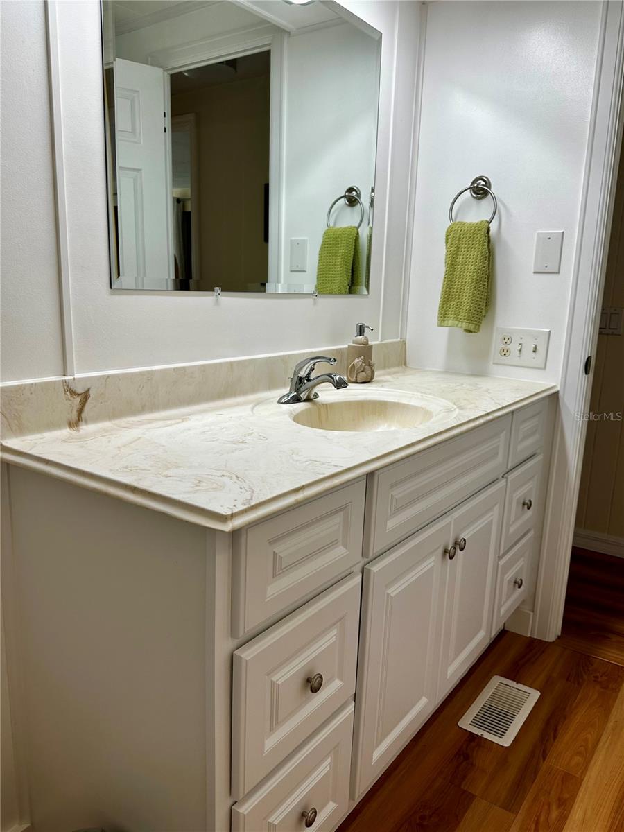 Main bathroom new vanity