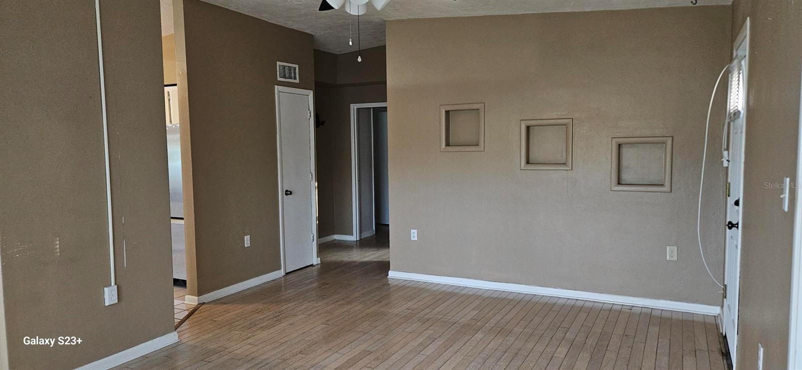 living room as seen from the front door