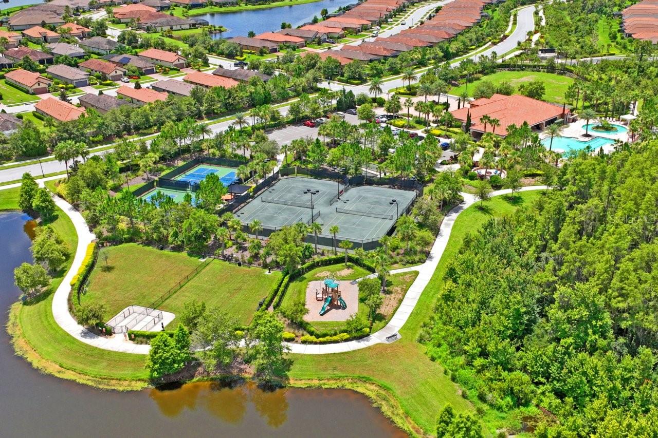 Esplanade Amenity Center Aerial view