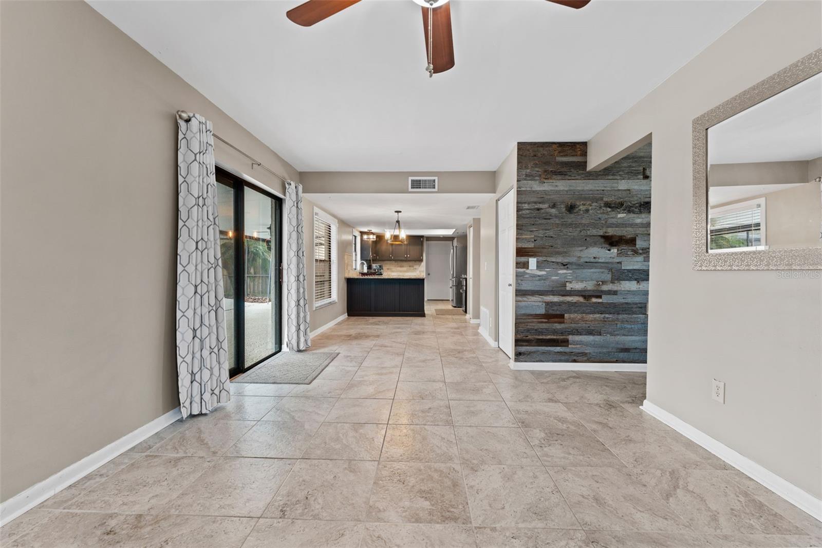 Sitting area /dining / kitchen combo