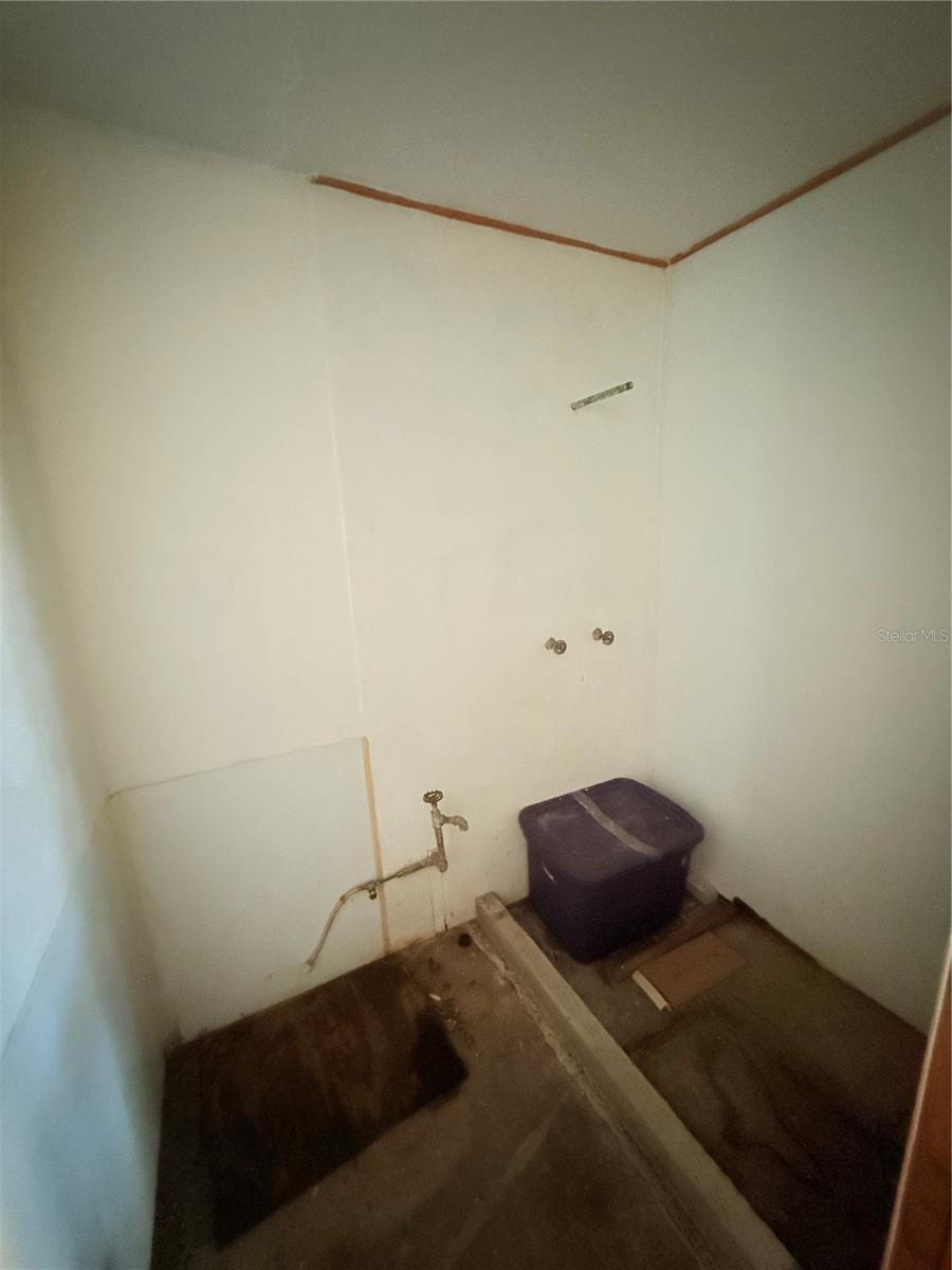 pre-plumbing for bathroom