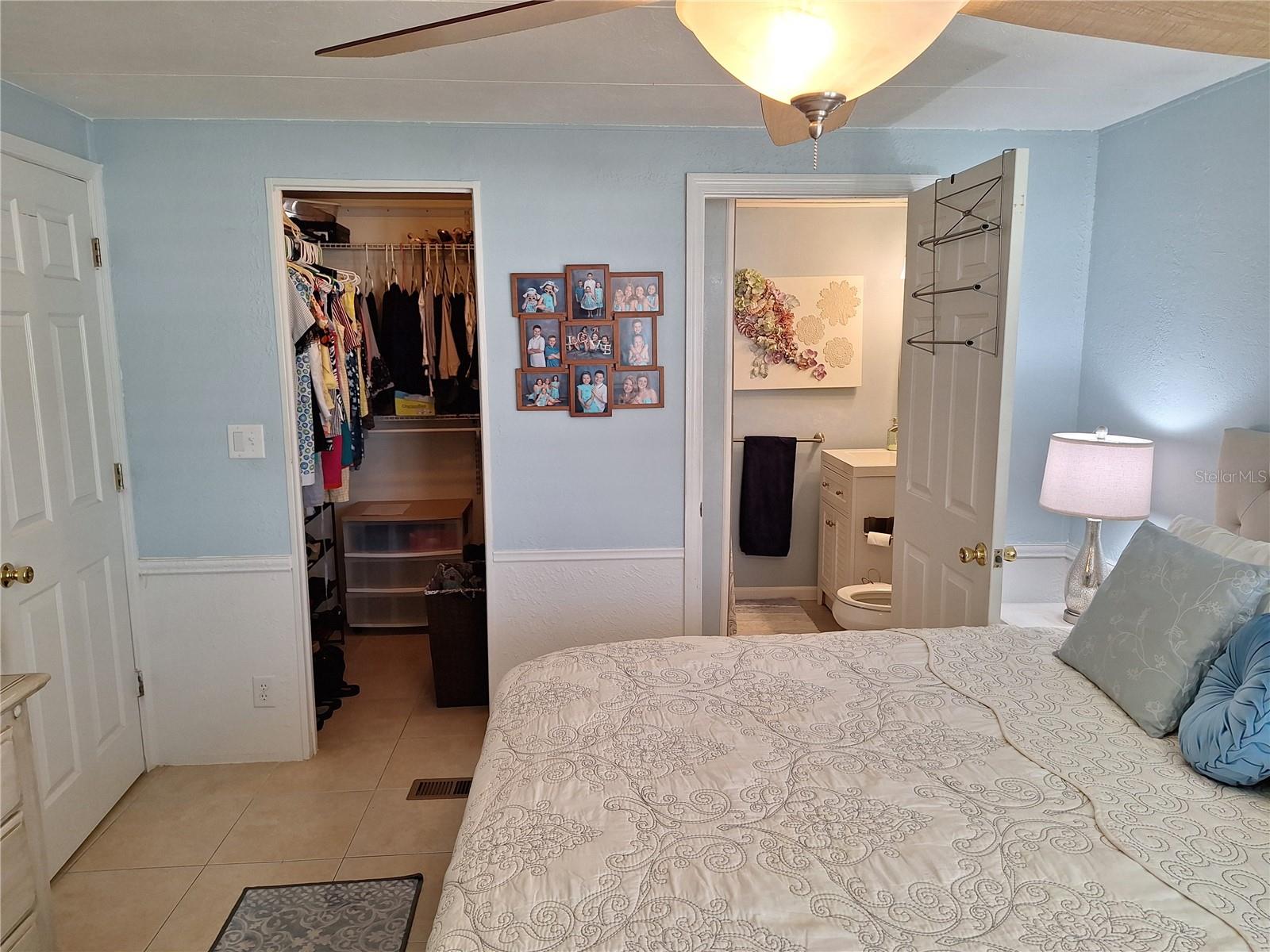 Master Bedroom with walk-in closet and en-suite bath