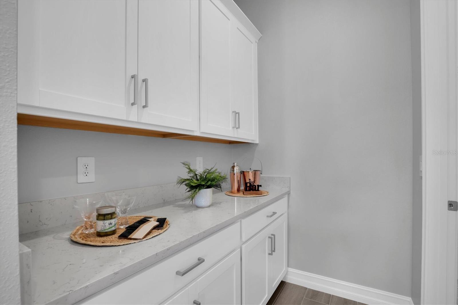 EXTRA STORAGE IN THE BUTLERS PANTRY