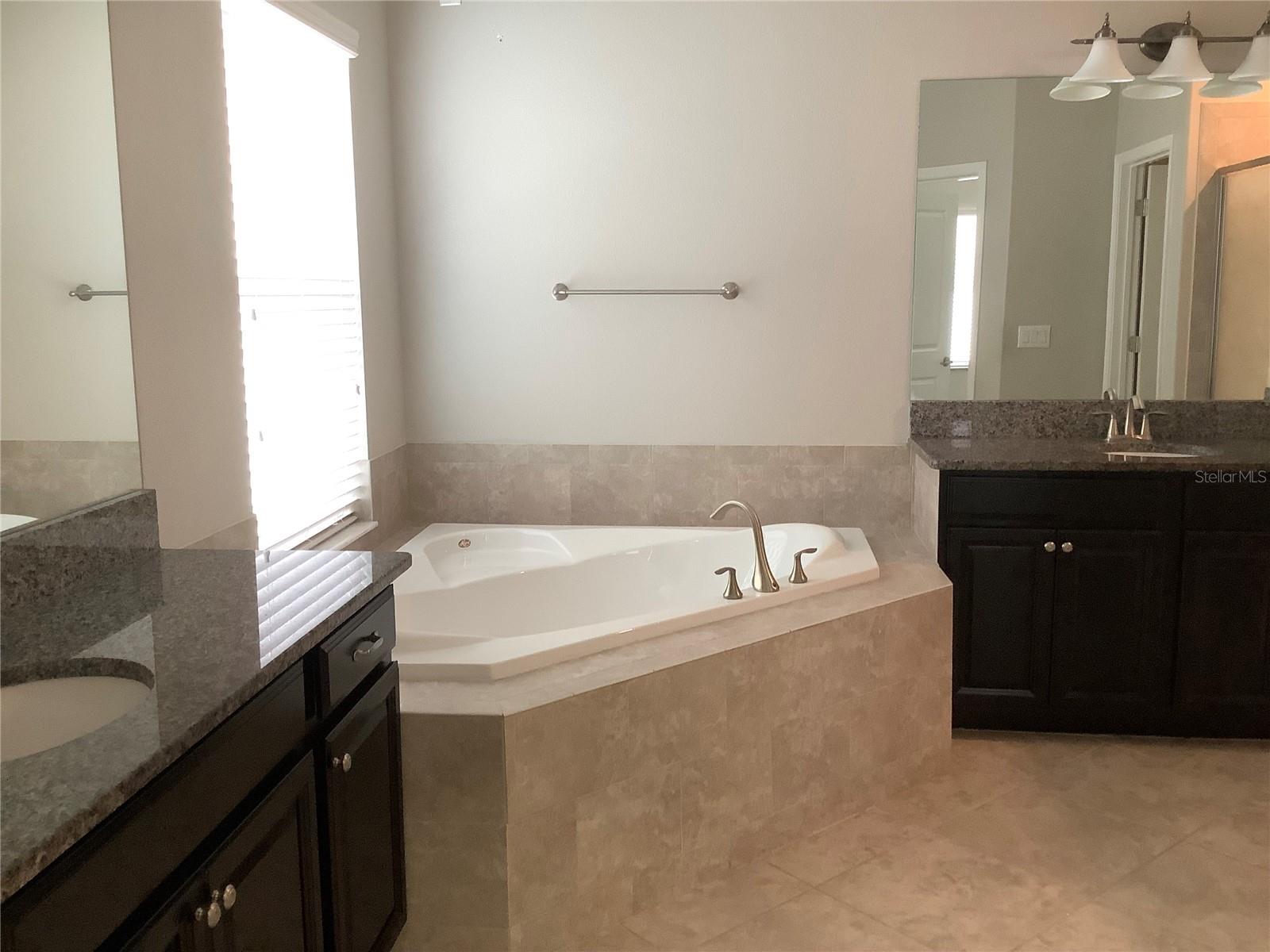 Split vanities in Master Bath