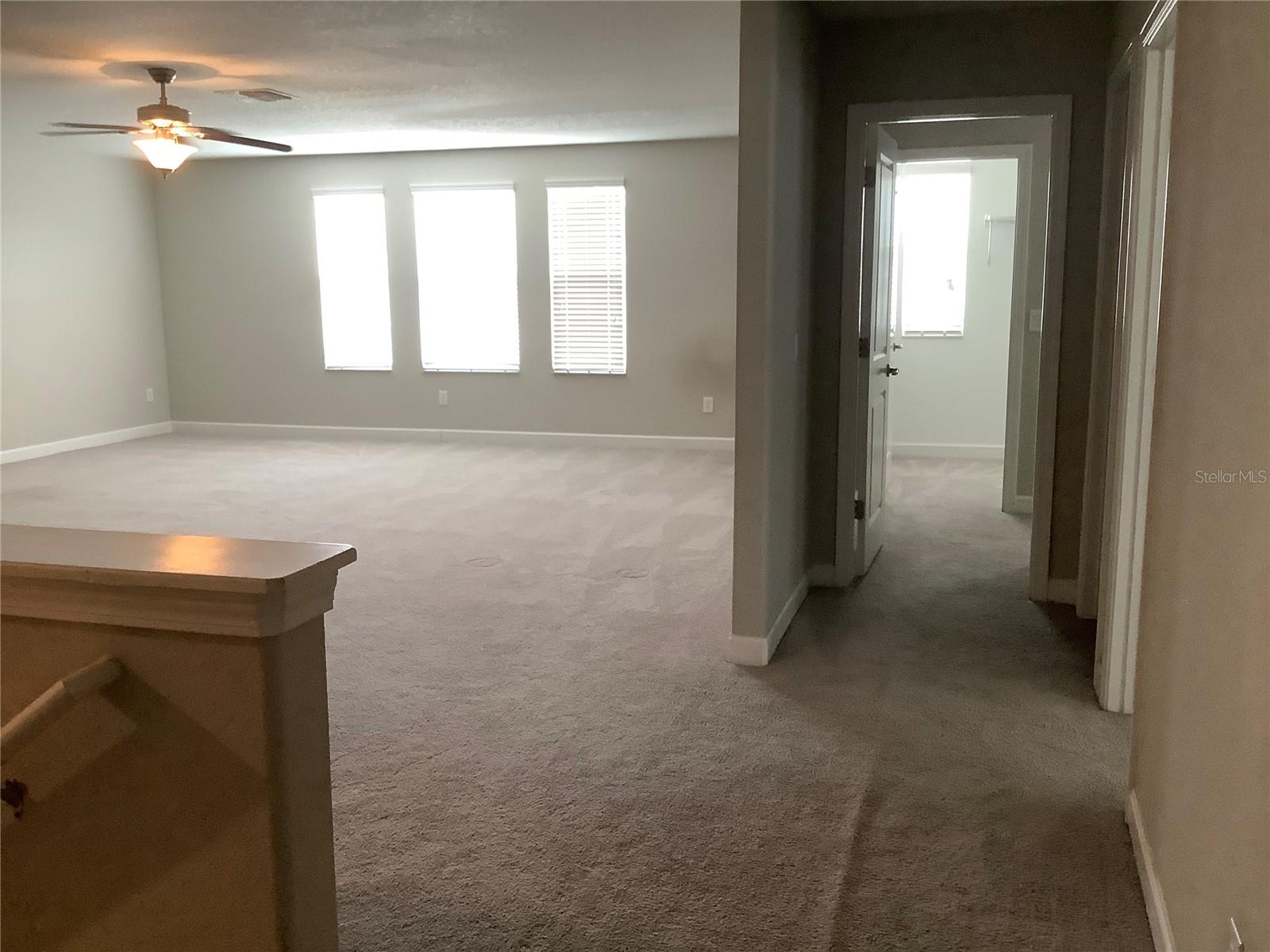 Over-sized loft/game room/ bowling alley!
