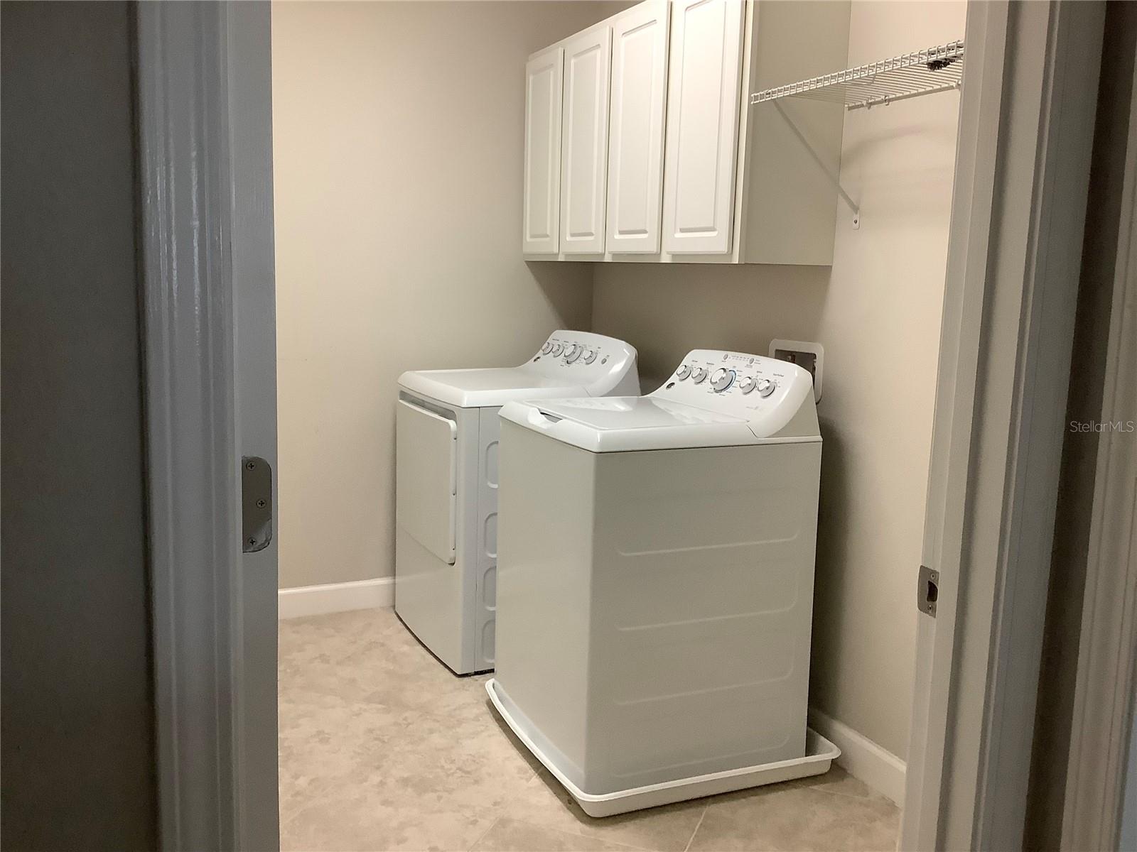 Upstairs laundry room