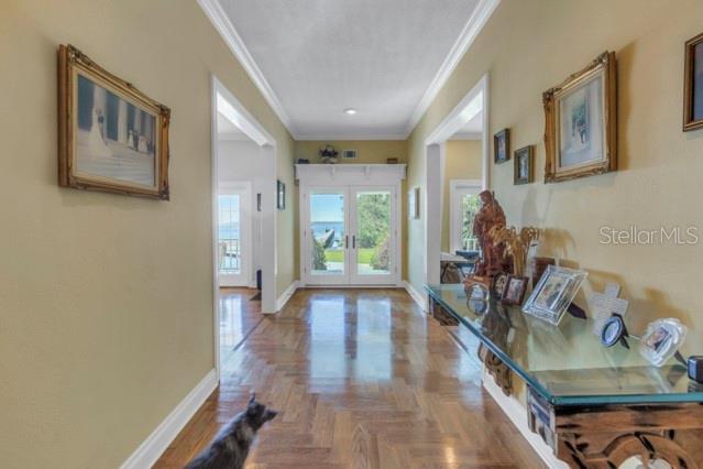 Entry Hall Leading to Living Room & Family Room