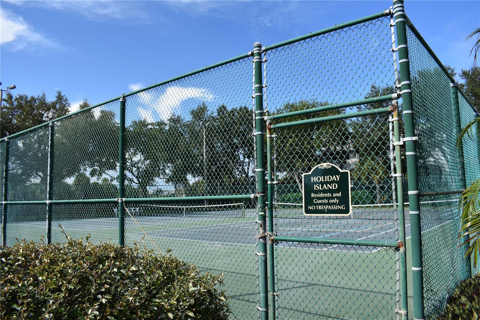 Tennis courts