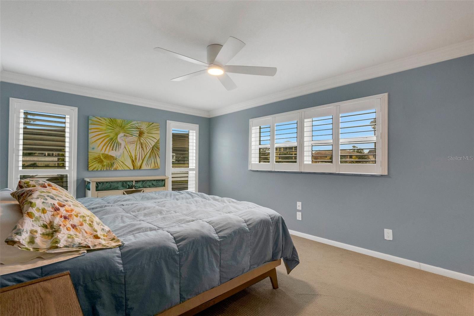 Primary Bedroom with Canal View