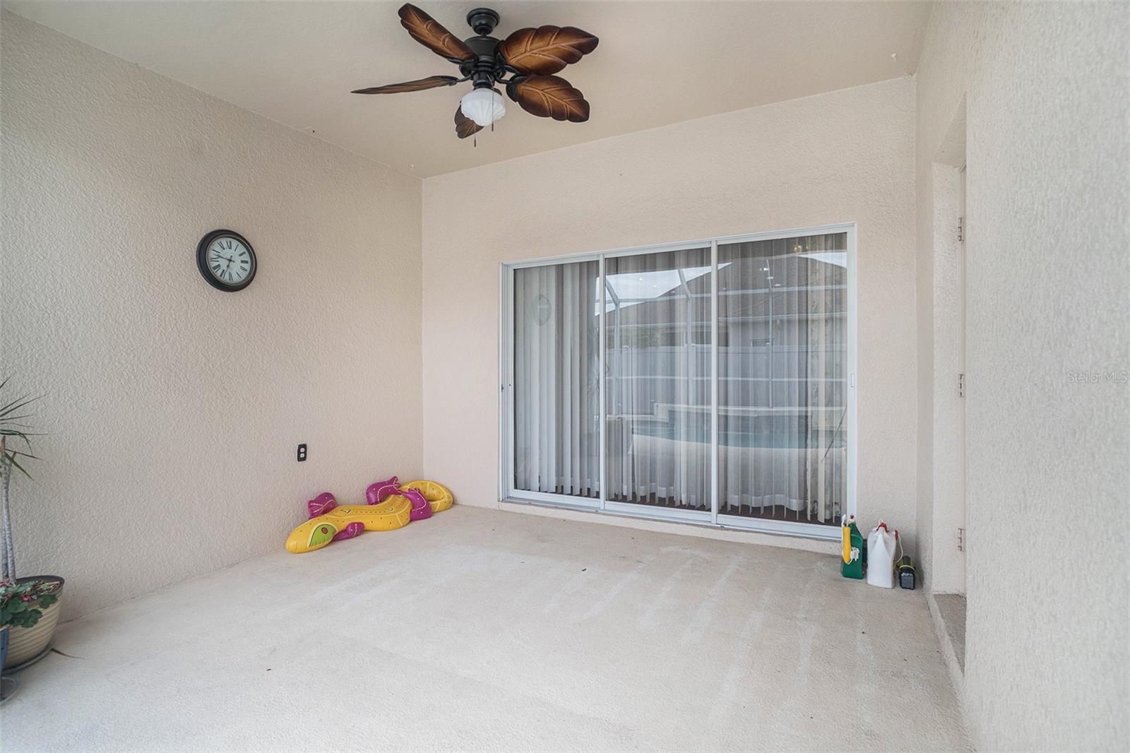 lounge area in front of pool