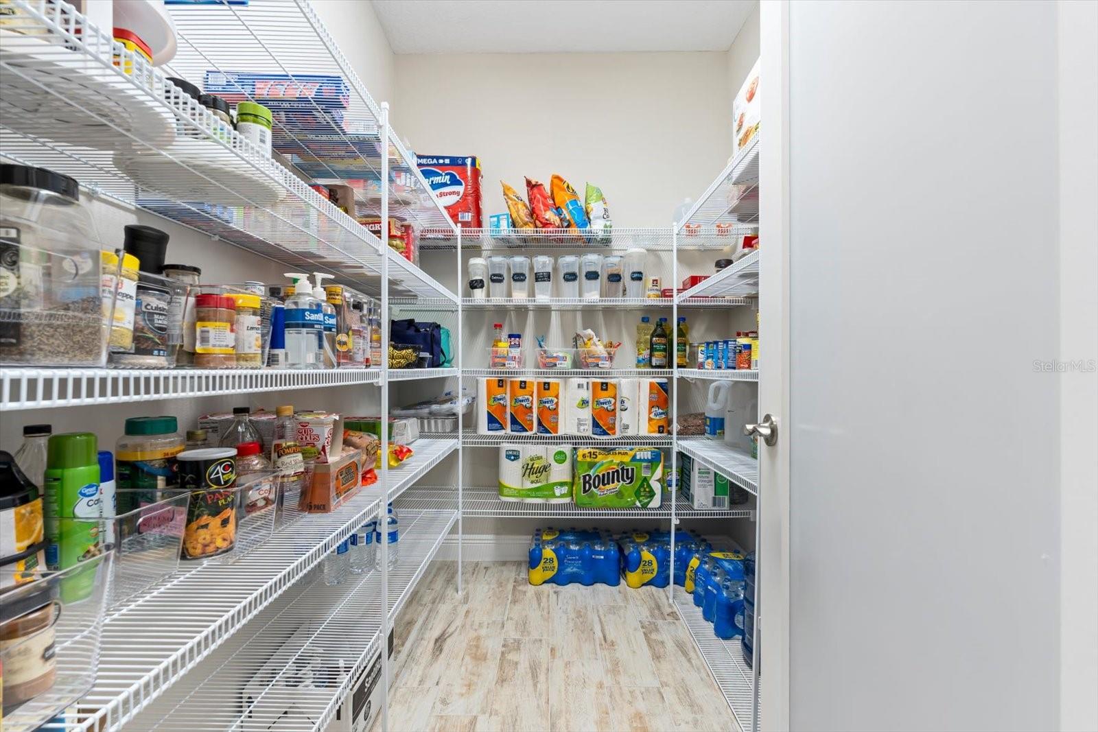 Extended Walk-in Pantry