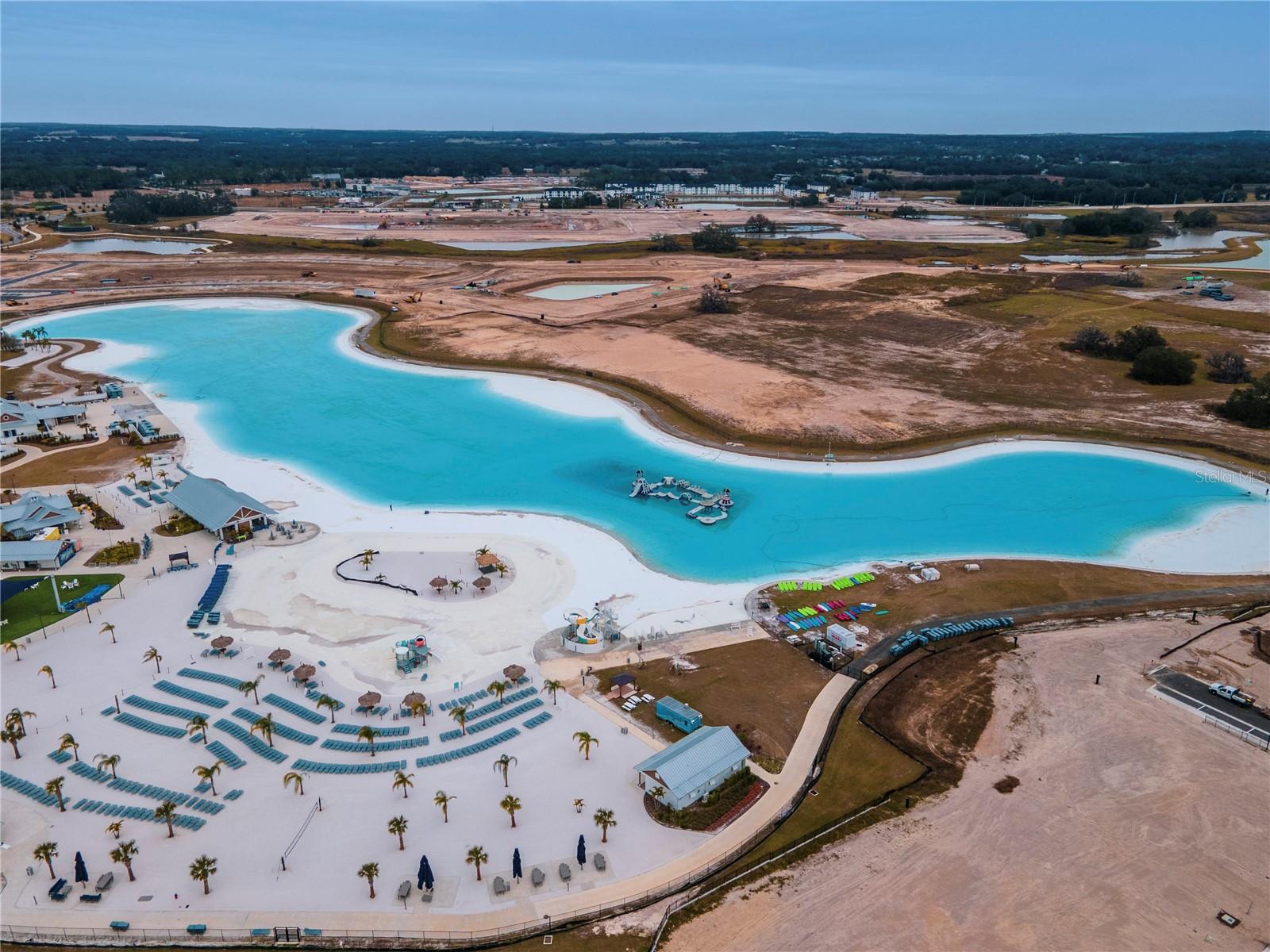 Aerial View of Lagoon