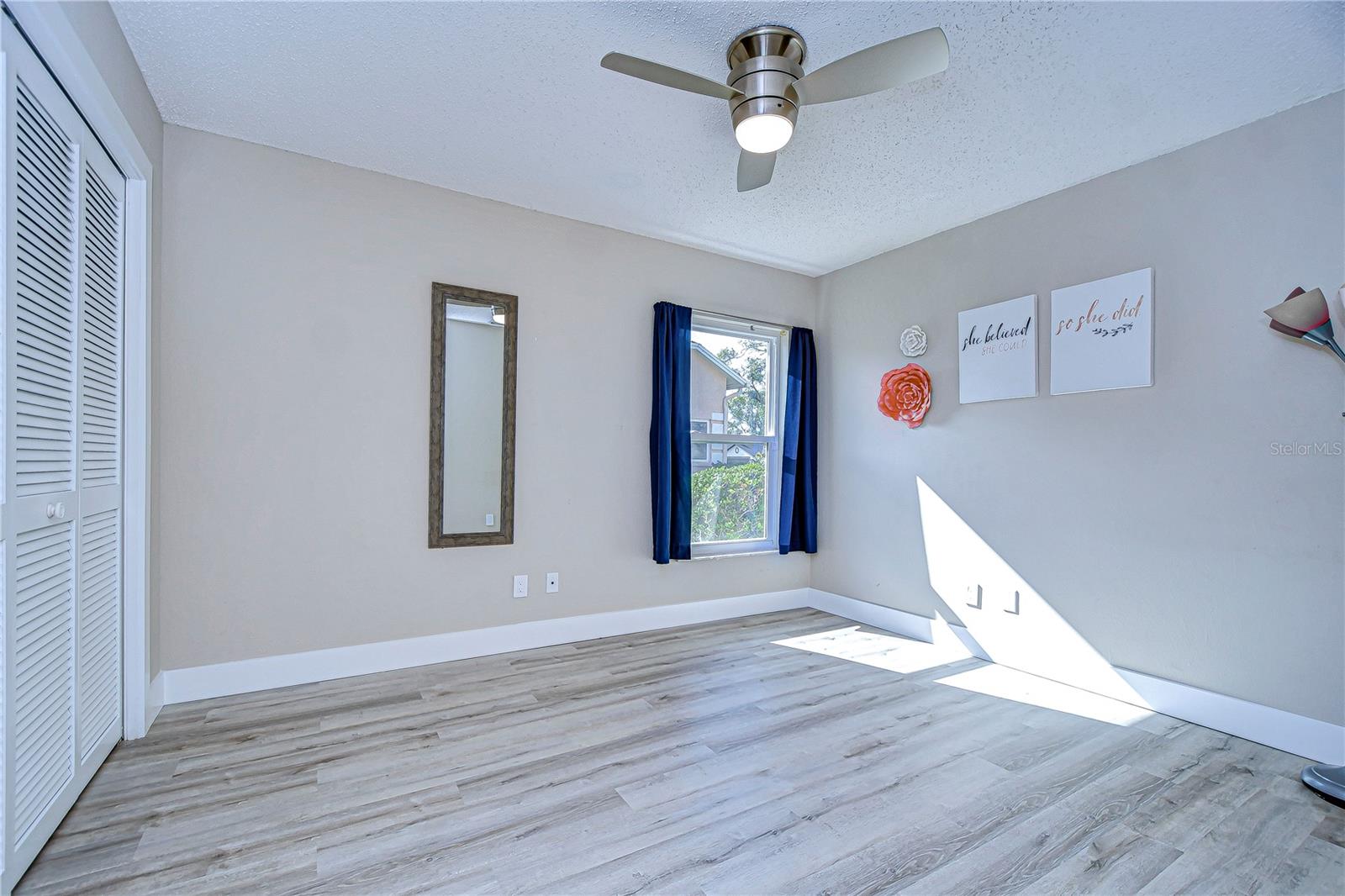 Second bedroom with beautiful natural light.