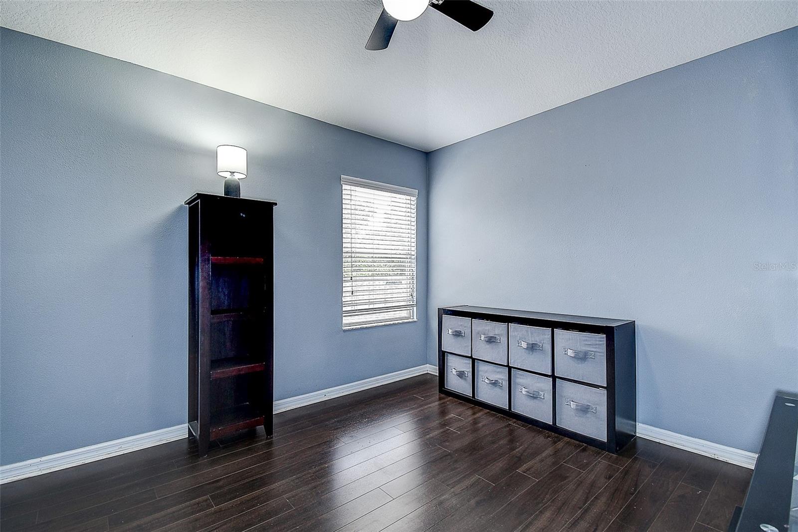 Bedroom 3 with large closet and ceiling fan