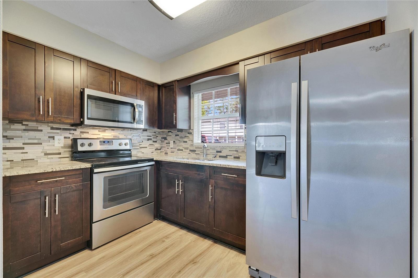 kitchen with granite counters