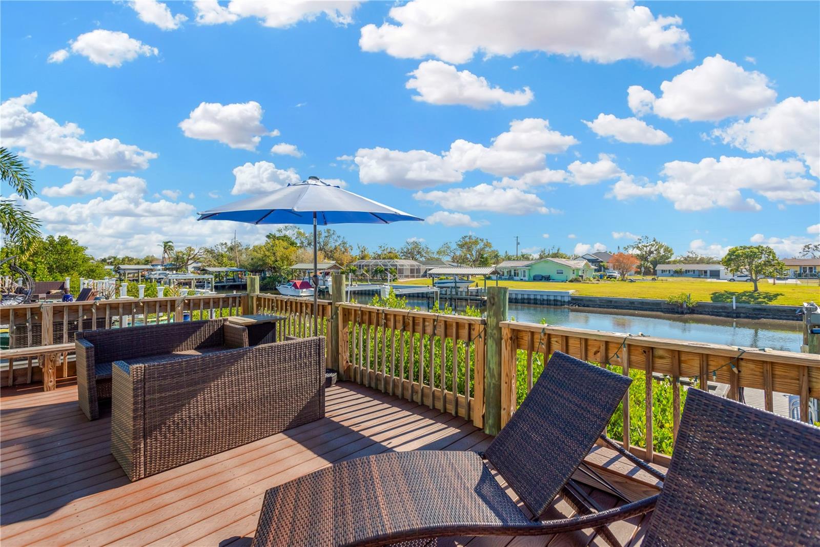 Spacious Deck With Water View!