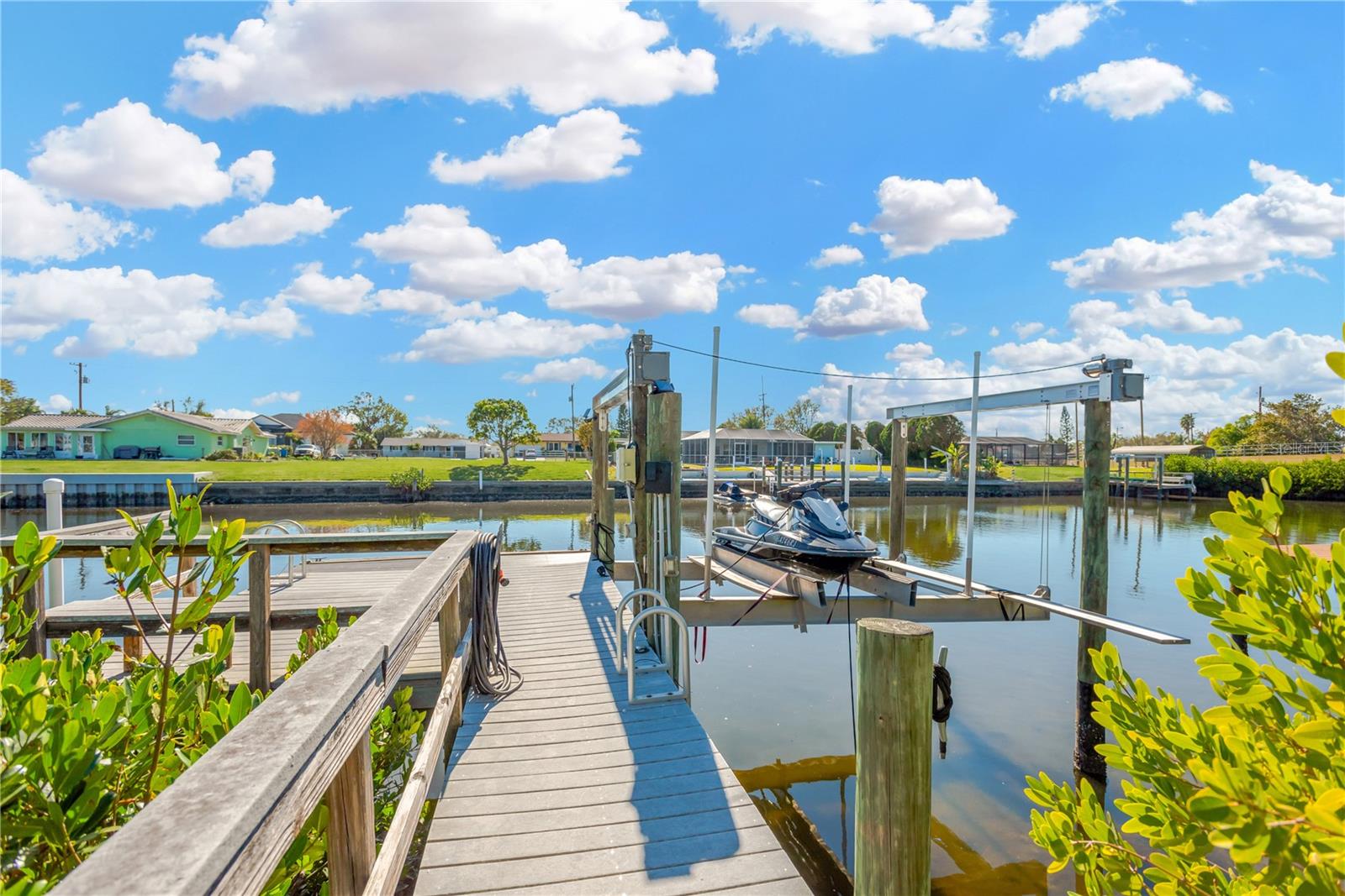 Deeded Composite Boat Dock With 16,000 lbs. Boat Lift!