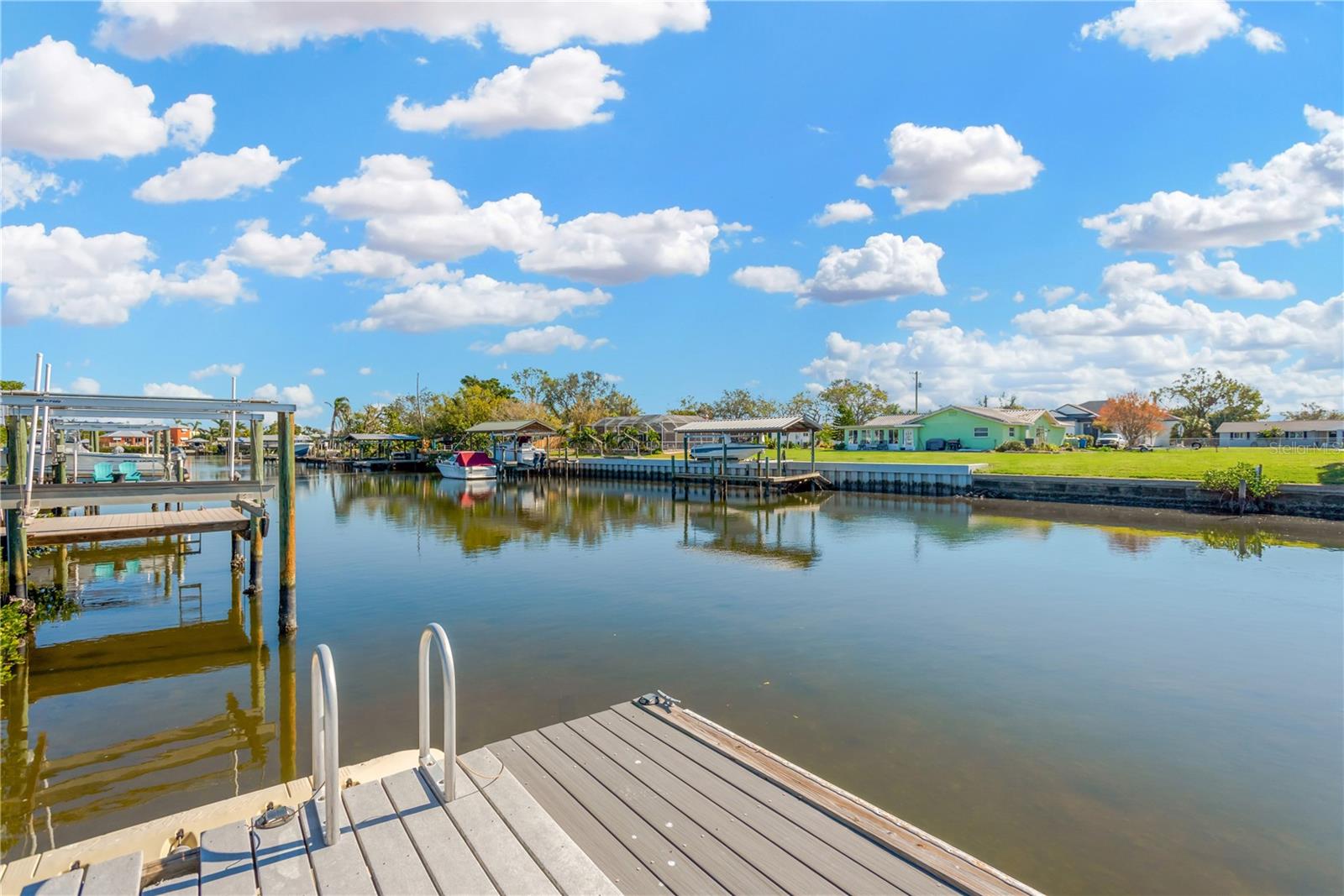 Flamingo Canal View From 80sf +/-  Composite Wood Dock!