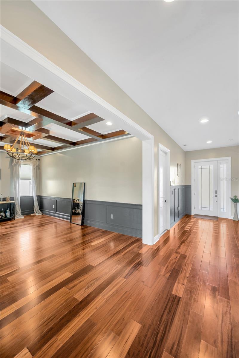 Entry Foyer & Formal Dining Room View!