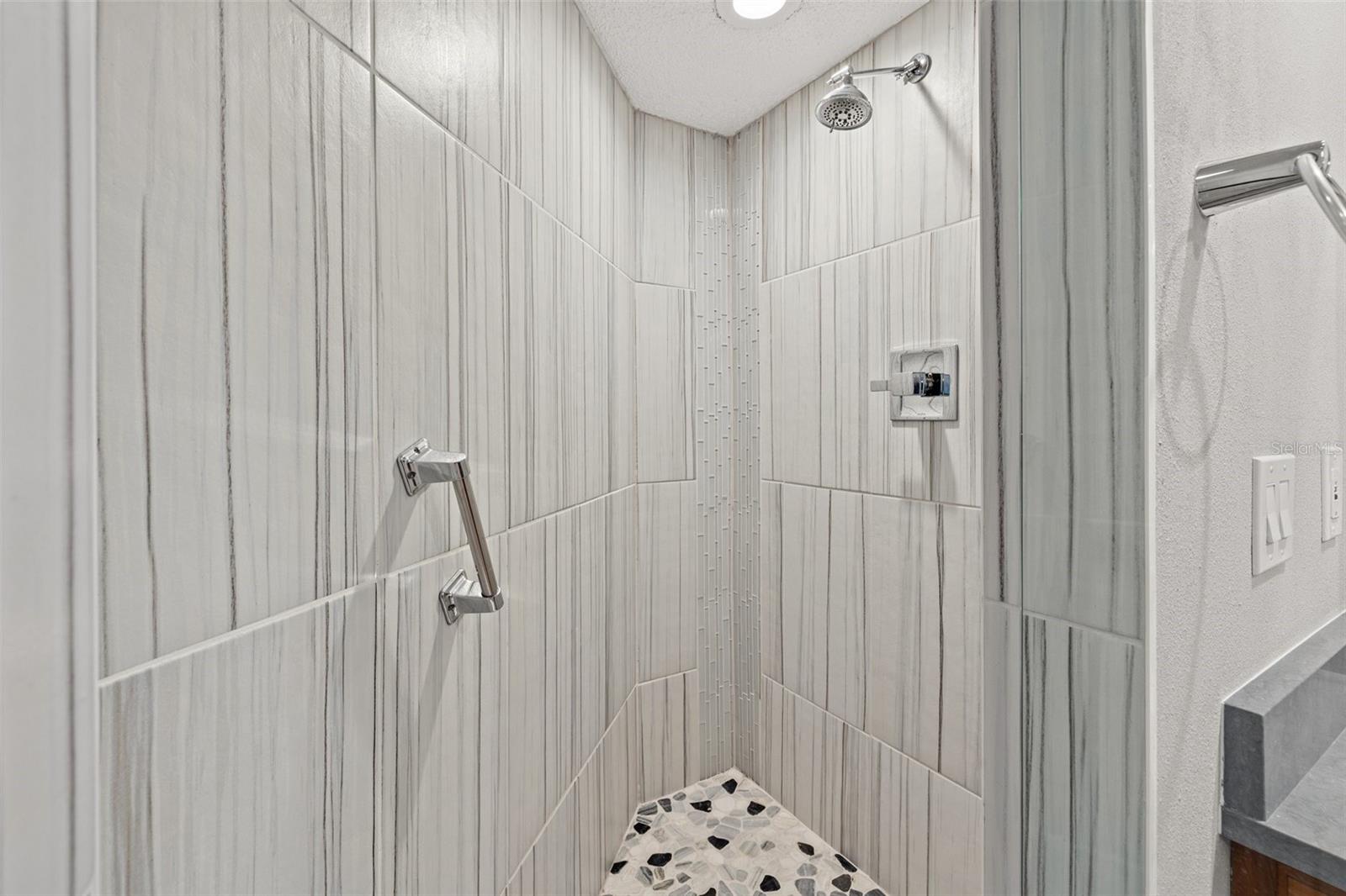 Second bath walk-in shower