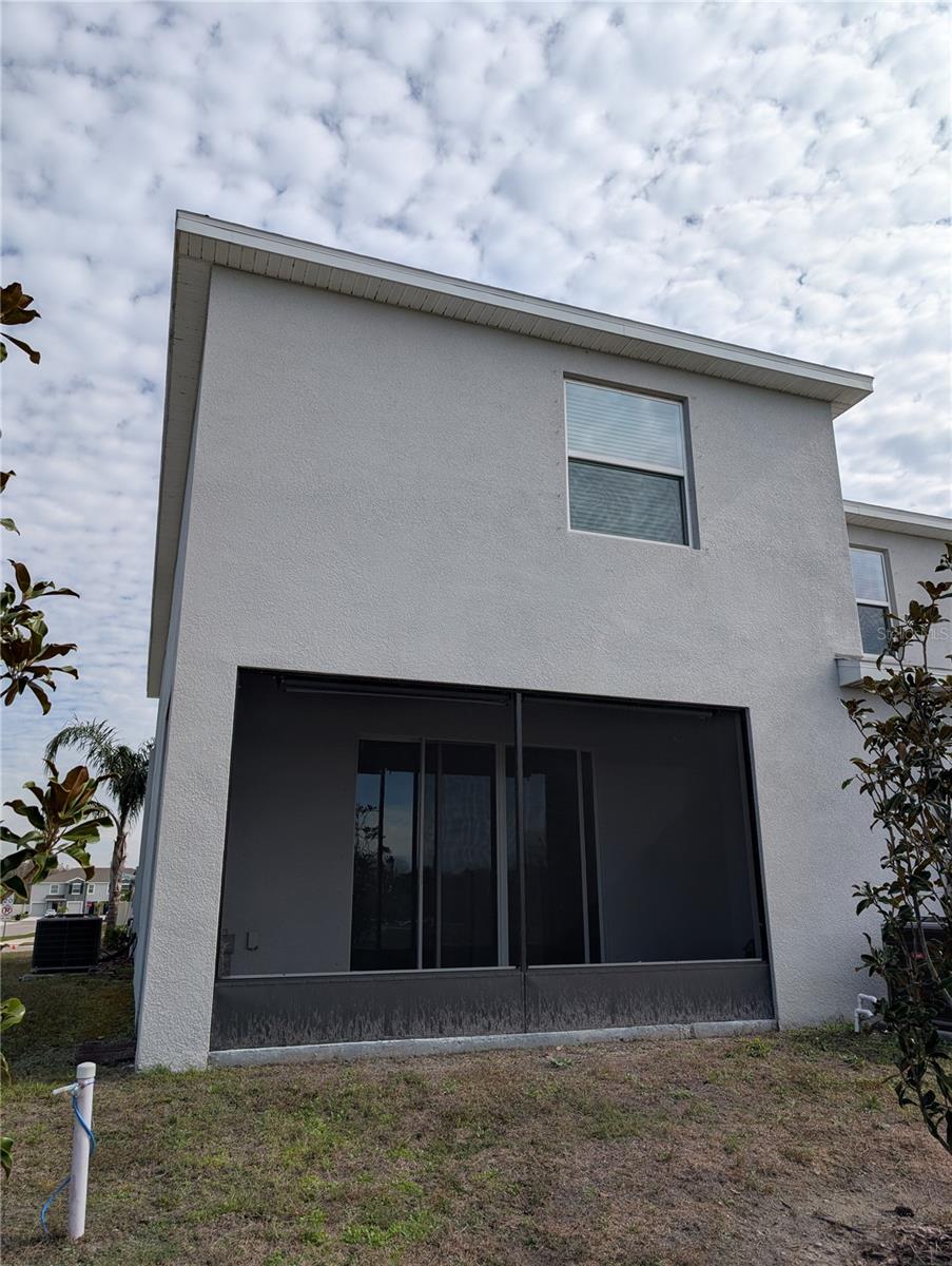 Back of Townhome