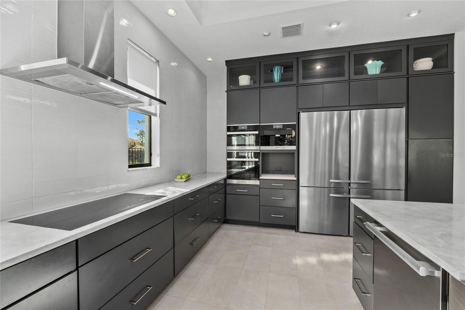 Modern kitchen with clean lines thoughtfully designed