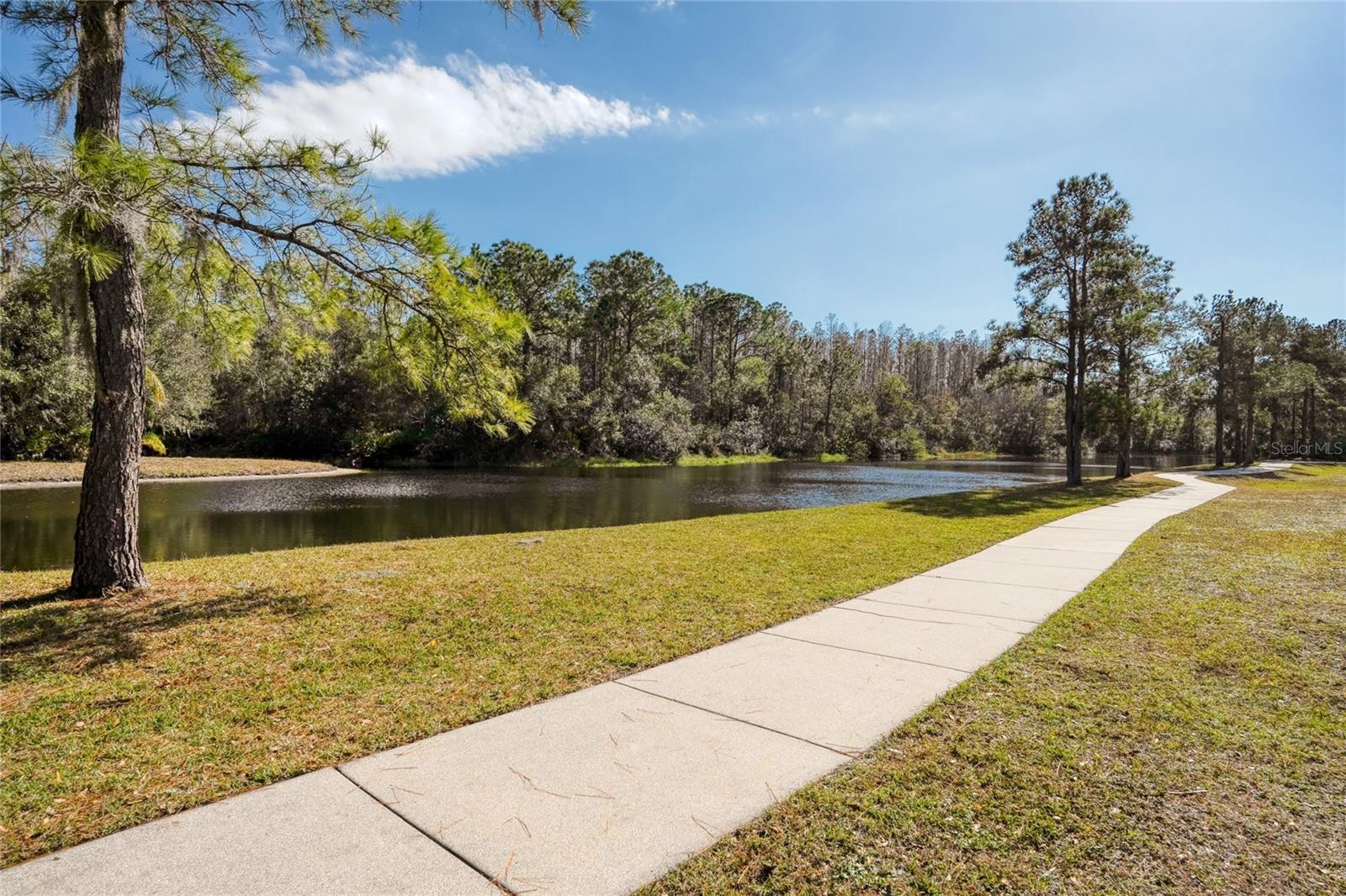 Many community sidewalks with a view!