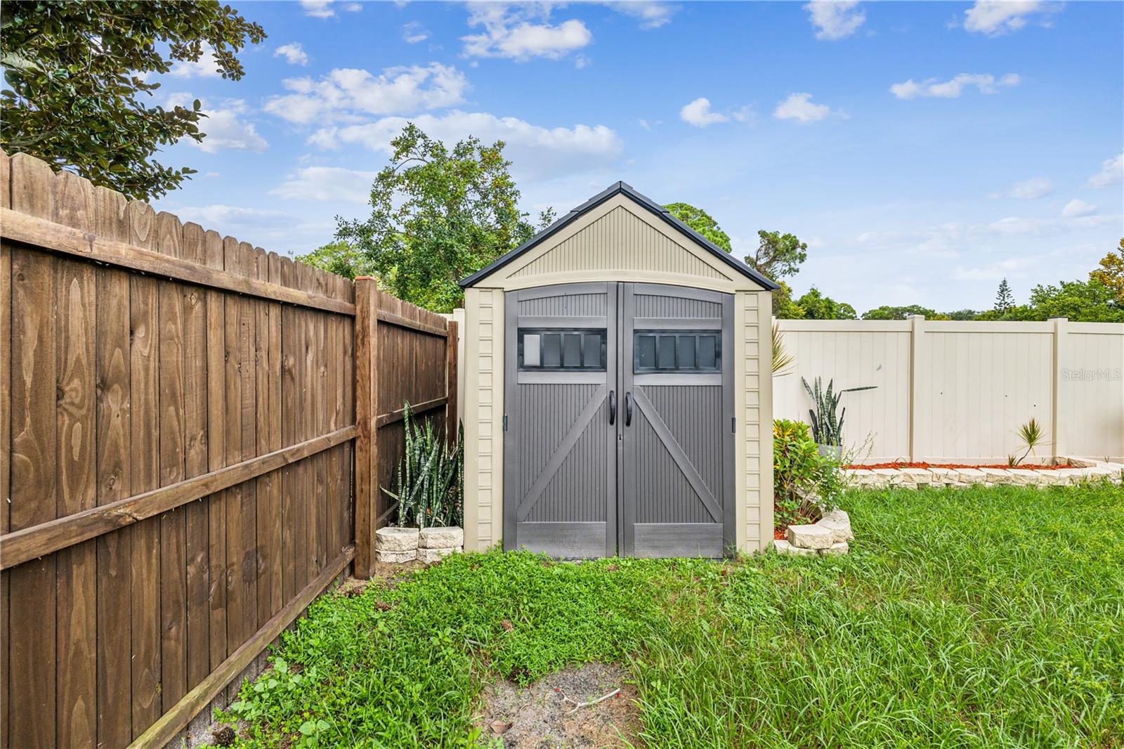 Shed for storage , currently houses  Generator for home