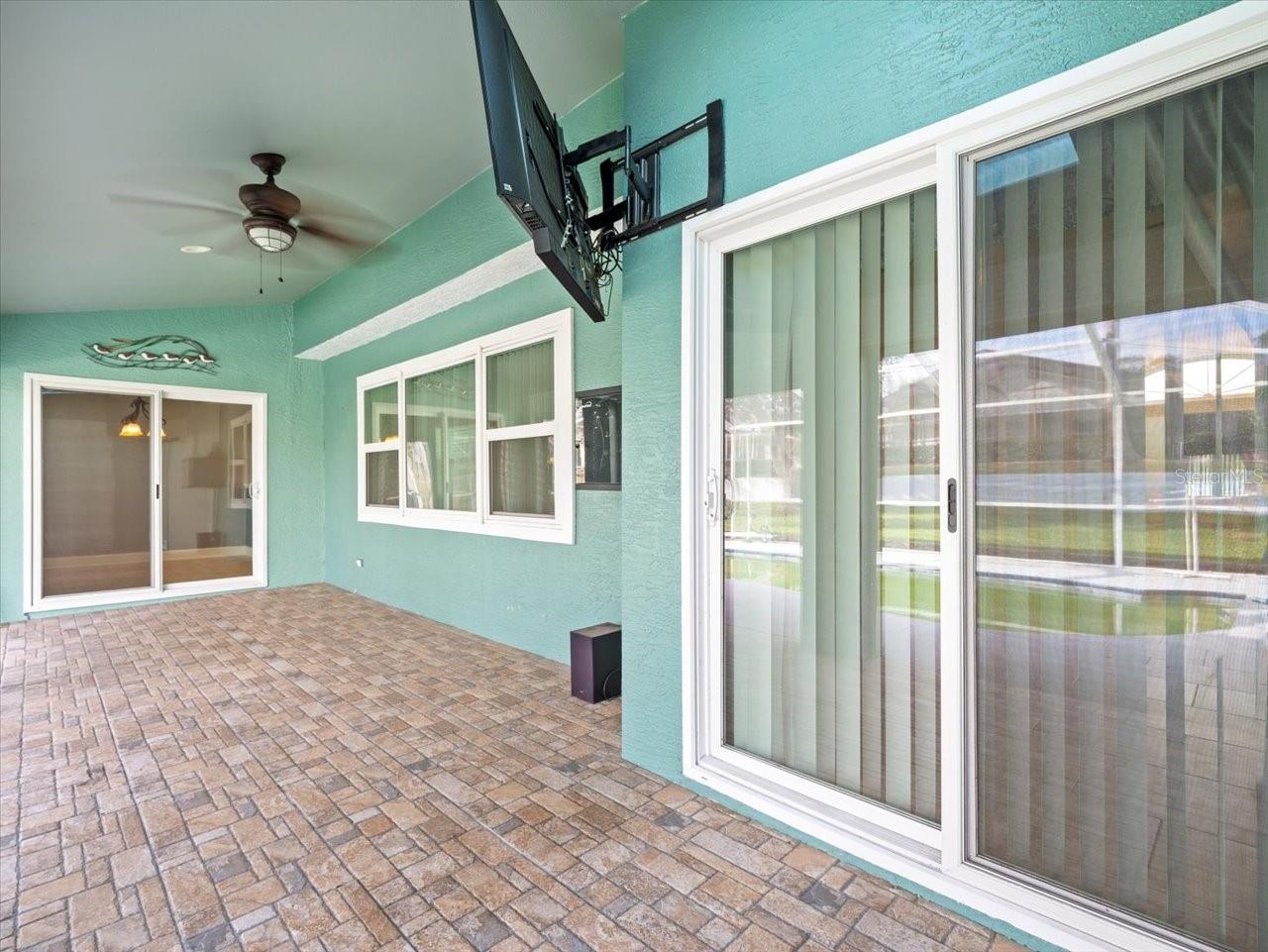 Paved Back Patio