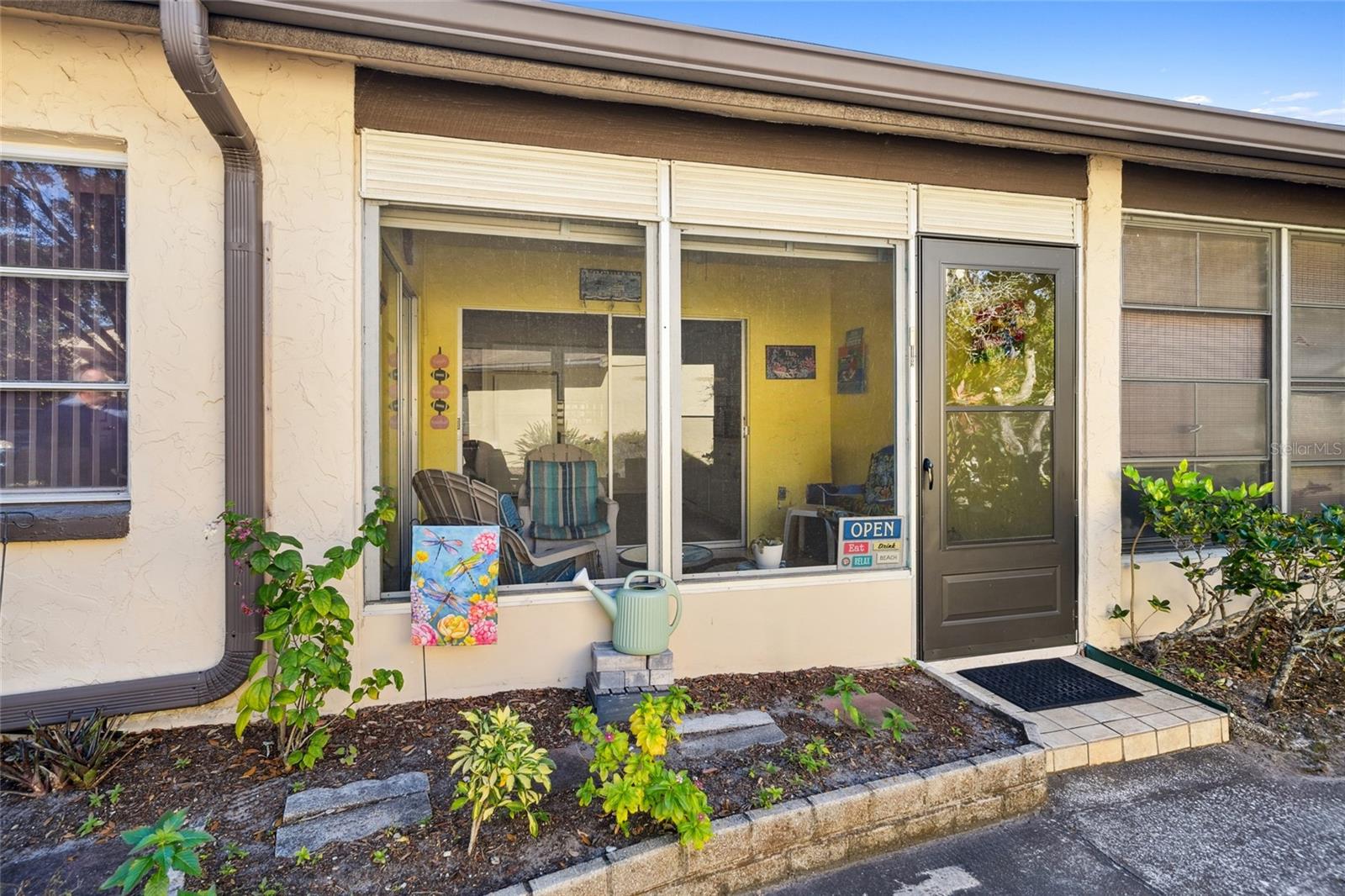 Screened-in patio