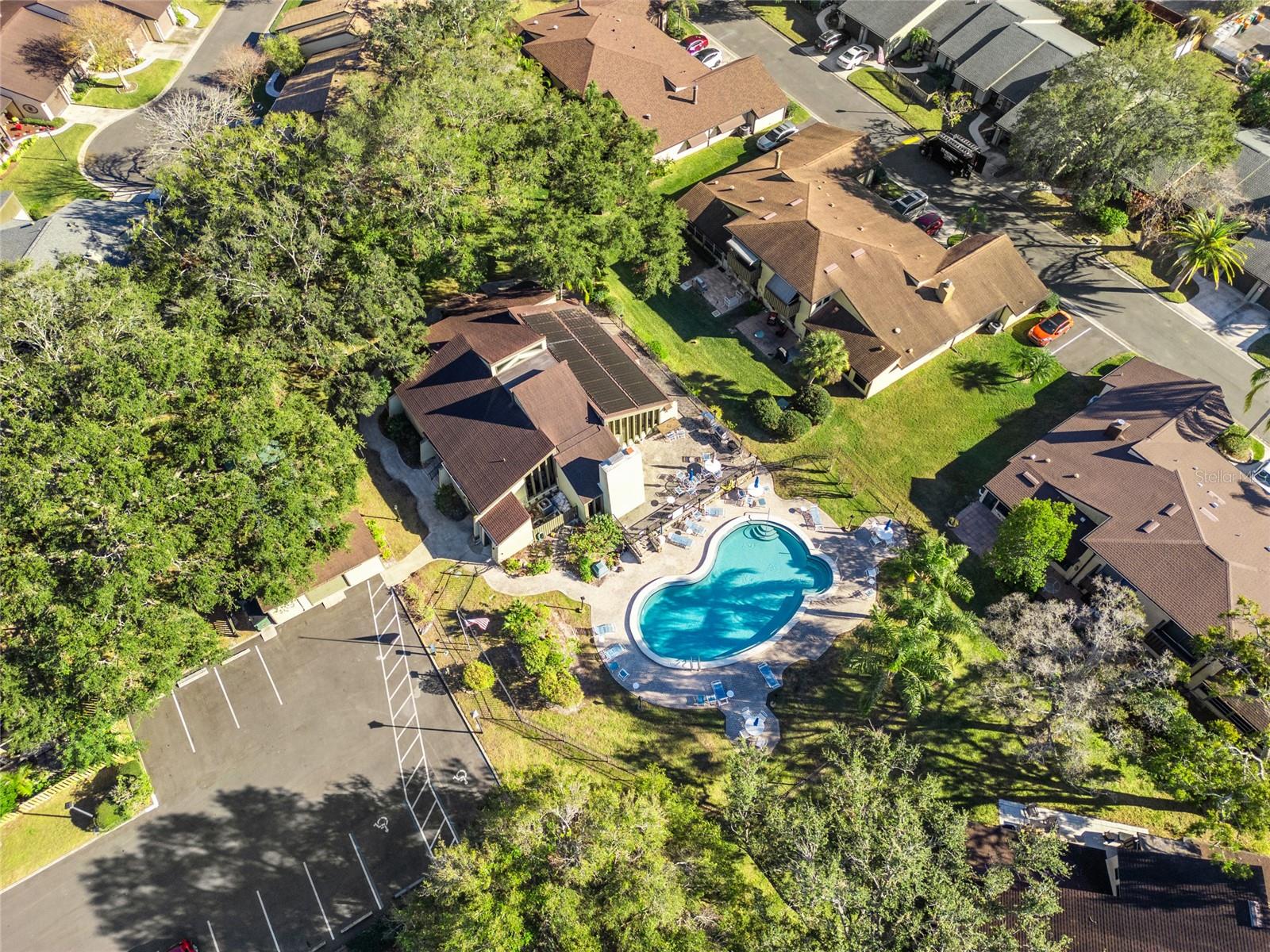 Beautiful clubhouse and pool area