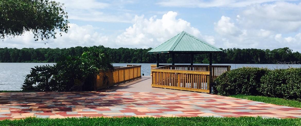 Gazebo and Lake View