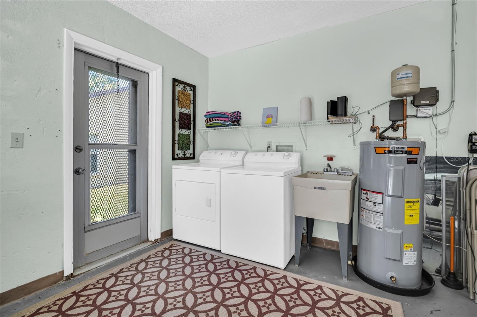 Laundry station with utility sink~