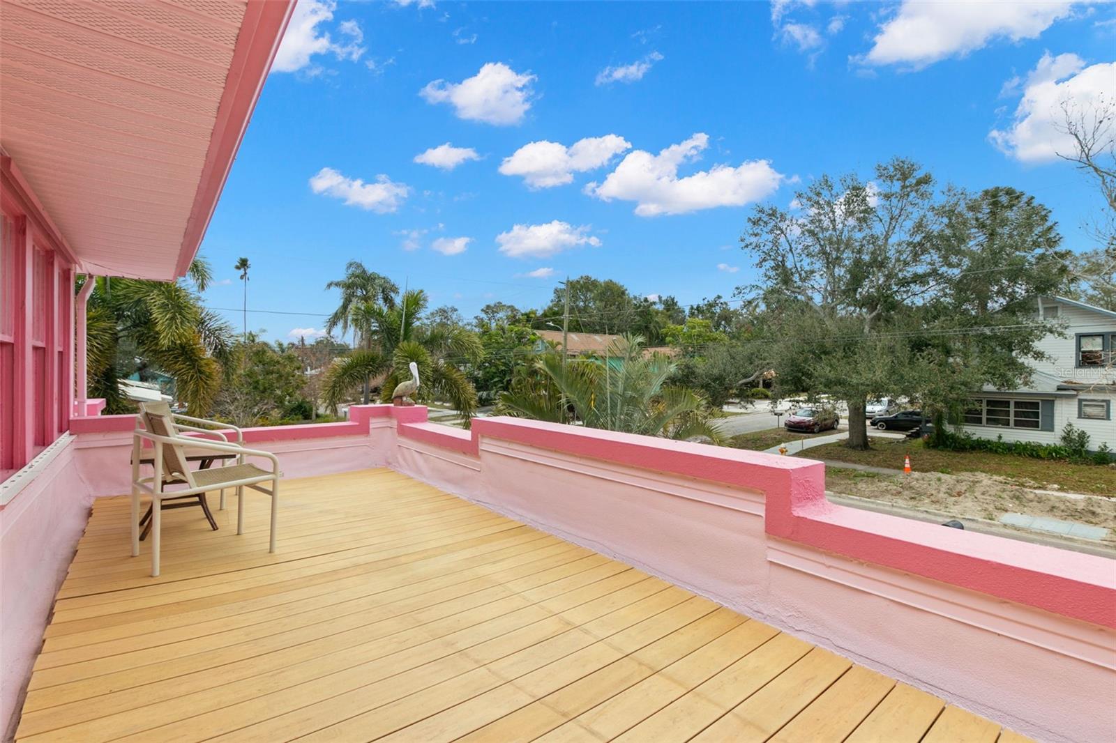 Private Champagne Balcony off Primary Retreat