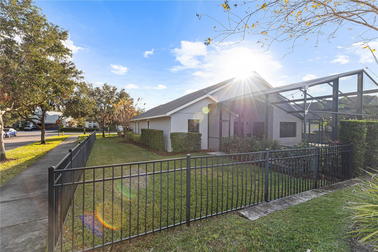 Fenced in yard