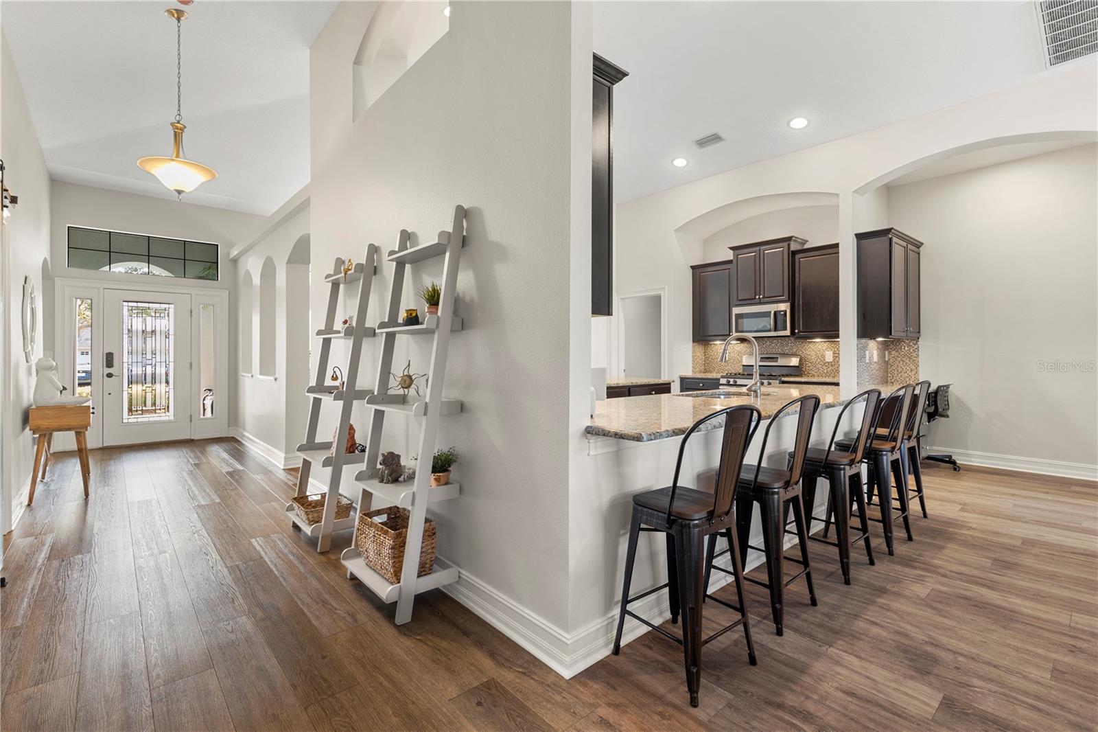 Entryway and Kitchen