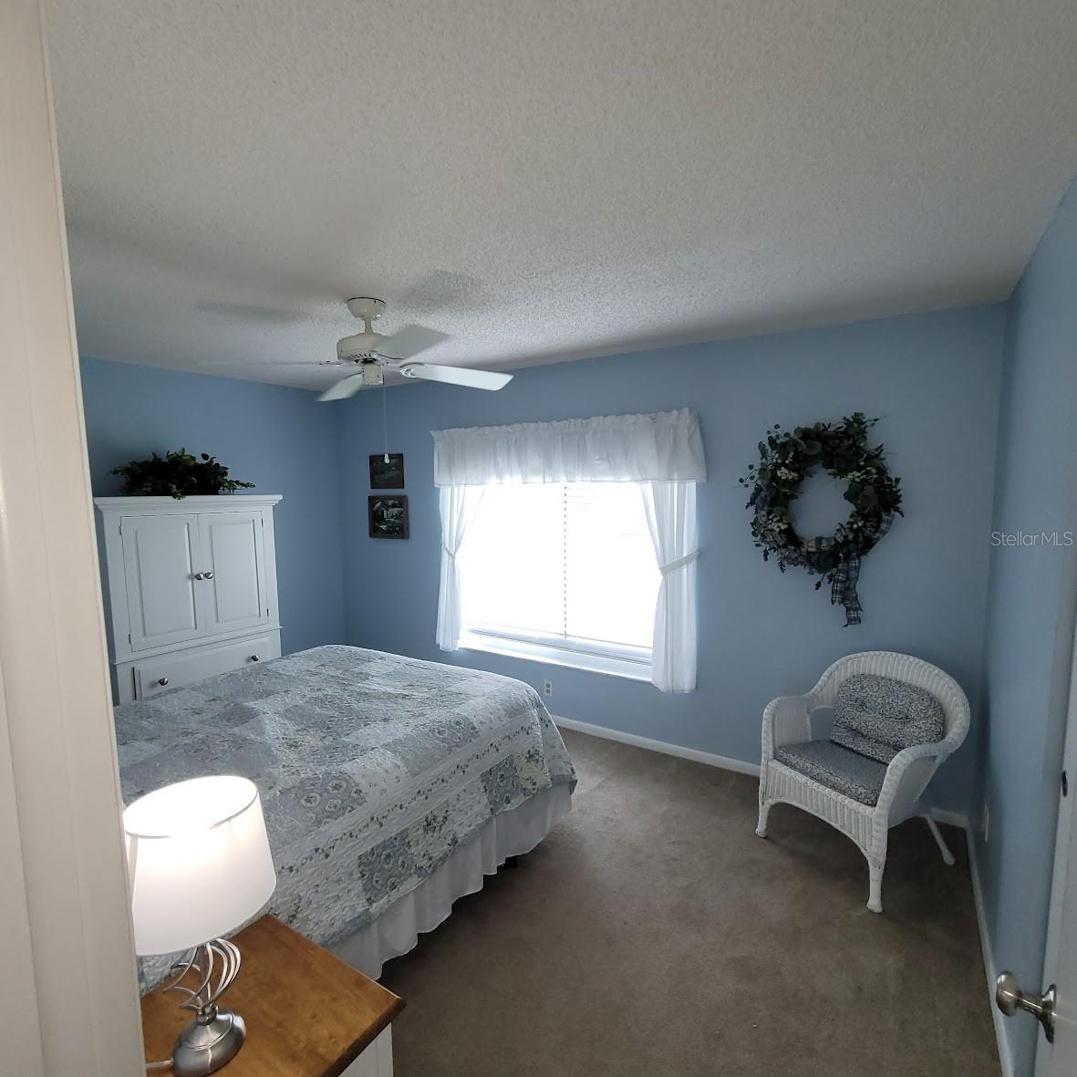 The second bedroom is 10X14 and is a perfect place for your guests to stay. There is a 6 foot closet in the bedroom.